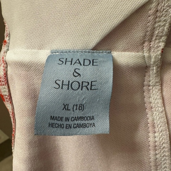 Shade & Shore Red Gingham One-Piece Swimsuit Size XL - Picture 6 of 6